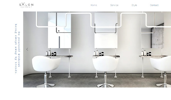 ヘアサロンサンプルサイト